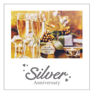 Silver Wedding Anniversary Frame