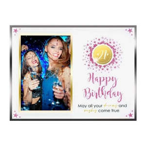 Photo Frames: 21st Birthday Glitter Photo Frame