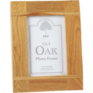 Photo Frames: Oak Wooden Photo Frame - 6x4