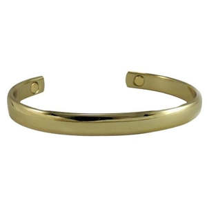 Copper Magnetic Jewellery: Gold Plated Bracelet