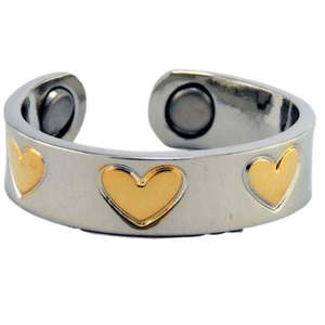 Hearts Ring - Gold & Silver