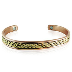 Copper Magnetic Jewellery: Double Chain Bracelet