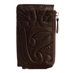 Moana Road: Miriama Grace-Smith The Downtown Card Holder - Brown