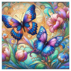 Butterfly Ceramic Trivet