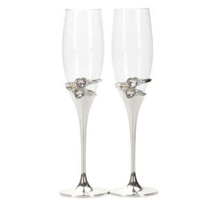 Rings Champagne Flutes
