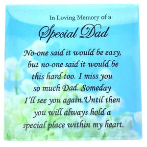 Gifts: Special Dad Memory Plaque