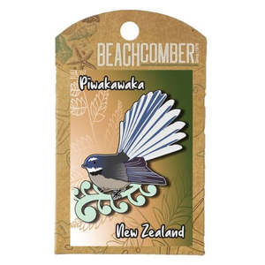 New Zealand Made: NZ Fantail (Piwakawaka) Magnet