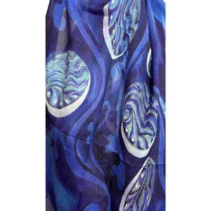 NZ Paua Shell Print Scarf