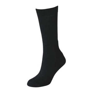 Ladies Merino Plain Black Socks