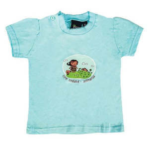 Clothing: Kids Maori Girl Tee - Blue