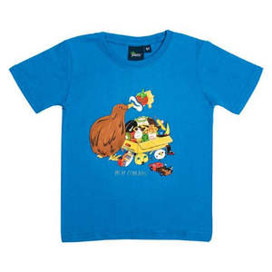 Kids Kiwi with Toys Tee - Blue