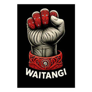Whats New: Doug Healey Greeting Card - Waitangi