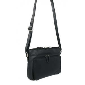 Ladies Leather Stella Handbag Bag - Black