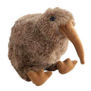 Souvenirs: Kiwi & Friends Brown Siting Kiwi