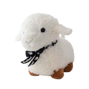 Souvenirs: Sheep Standing with Black Ribbon - 22cm