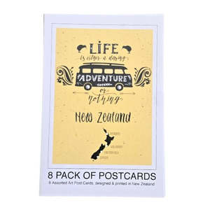 Let's Travel Postcards - 8Pack