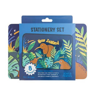 Stationery: NZ Kiwi Explorer Stationary Set - Blue