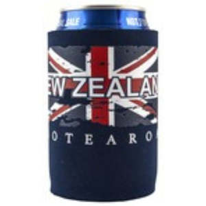Shot Glasses Can Coolers: NZ Flag Can Cooler - Navy