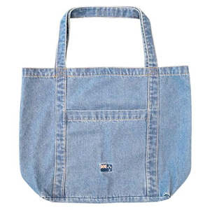 Bags: NZ Flag & Kiwi Denim Bag with Pockets - Blue