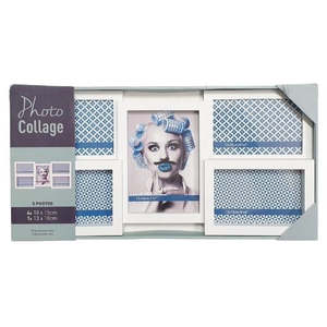 Collage Photo Frame - White