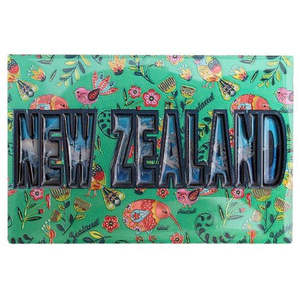 New Zealand Foil 3D Magnet
