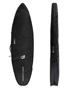 Boardcovers: SHORTBOARD DOUBLE DT2.0 : BLACK SILVER