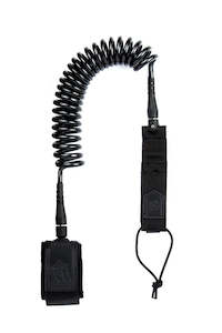 Leashes: SUP ANKLE COIL 10 - BLACK BLACK