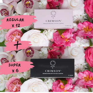 Medium Flow Organic Tampons Bundle - 12 Month Supply