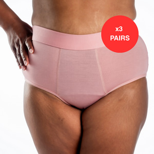 Period Underwear: Classic Brief - Multi-Value Pack (3 pairs)
