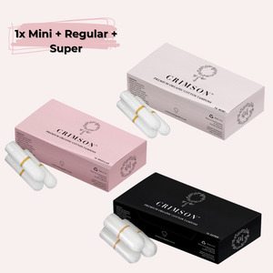 Variable Flow Bundle – 2 Month Supply - 1 x mini, 1 x regular and 1 x super