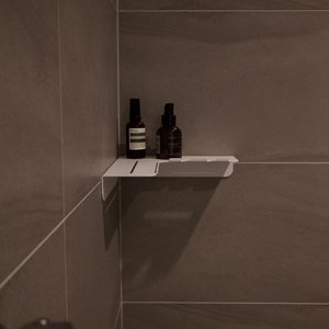 Products: Stick On Corner Shower Shelf