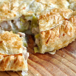 Heat Eat: Chicken & Leek Pie