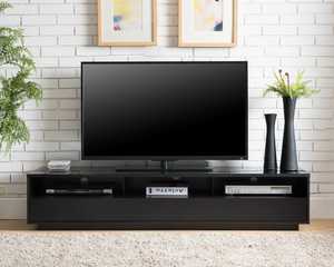 Suave: Suave1800 Lowline Cabinet - Black (1800W X 400D X 365H)