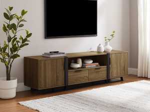 Entertainment Units: Capri TV Cabinet - Dark Oak