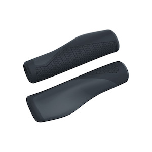 Grips: BBB BOA Ergonomic Grips Black/Grey  92mm