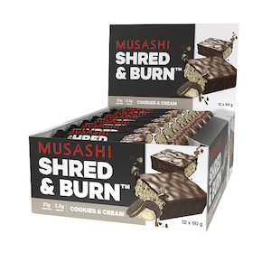 Nutrition: Musashi Shred & Burn Protein Bar