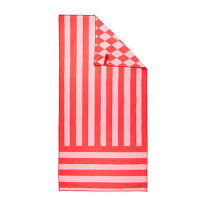 Frontpage: Sand Free Beach Towel - Red Stripe