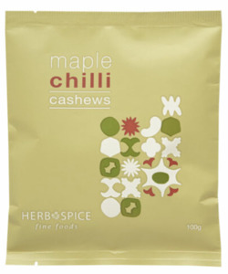 Maple Chilli Cashews