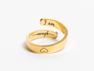 I Am Enough Ring