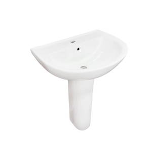 Products: Ceramic Pedestal Basin 560mm 460mm 820mm(H)