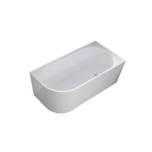 Baths Crown Bathrooms: Cape II 1500 Back To Wall Freestanding Bath (Left-Hand direction)