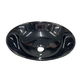Wanaka 601 Ceramic Counter-top Basin Glossy Black