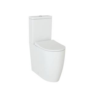 Blanc II Project comfort Height Rimless BTW Toilet Suite