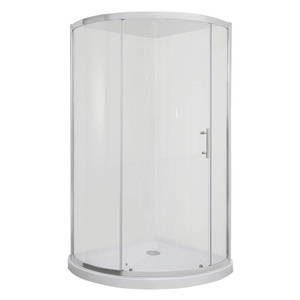 Coromandel 830X830 Corner Single Sliding Door Round Shower in Chrome Extra Height