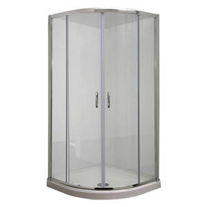 Round Showers Crown Bathrooms: BLANC HD 900X900 Corner Double Sliding Doors Round Shower in Chrome