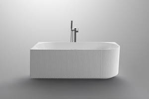 Baths Crown Bathrooms: Cape In-Line 1700mm Back To Wall Freestanding Bath (Right-Hand direction)