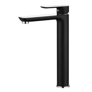Basin Mixers Crown Bathrooms: Key Tall Basin Mixer Black