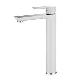 Basin Mixers Crown Bathrooms: Key Tall Basin Mixer White