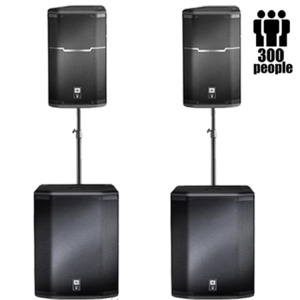 Sound System 300 – Up To 300 People