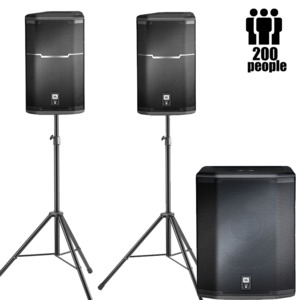 Sound System 200 – Up To 200 People
